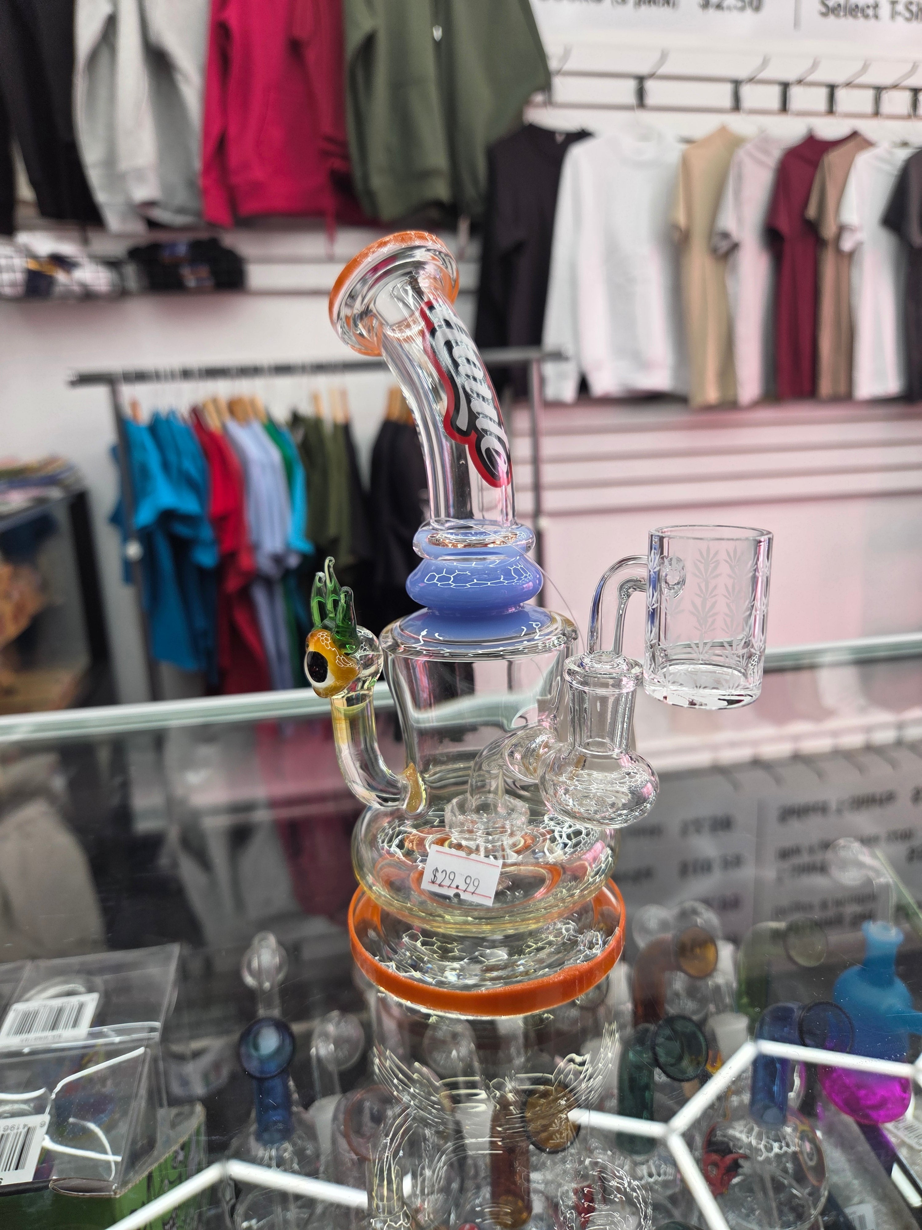 10" Haute Corrupt Eye Glass Dab Rig