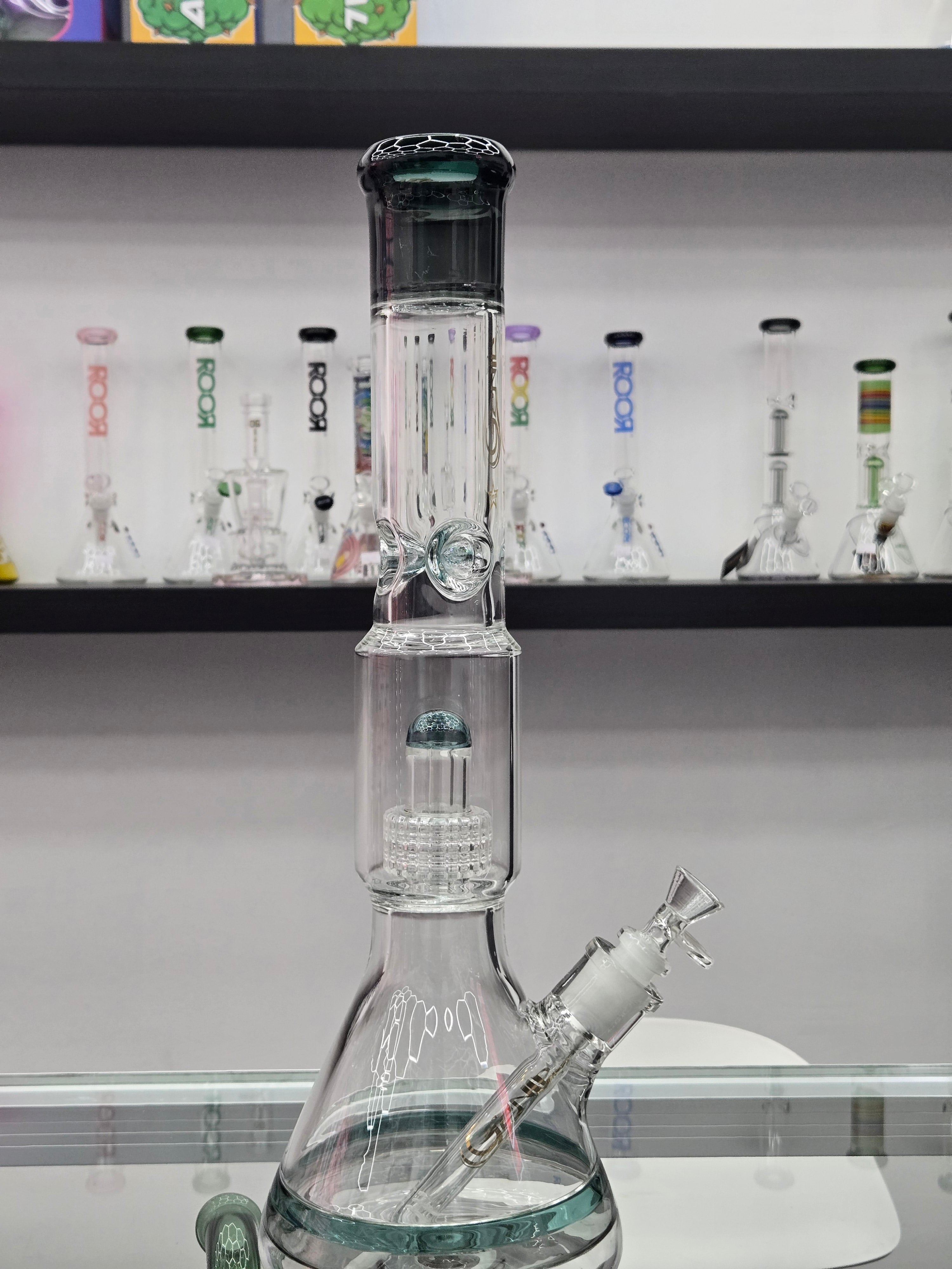 17" Genie Percolator Bong Black