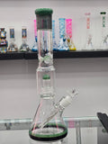 17" Genie Percolator Bong Green
