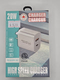 20w Dual Highspeed Wall Charger