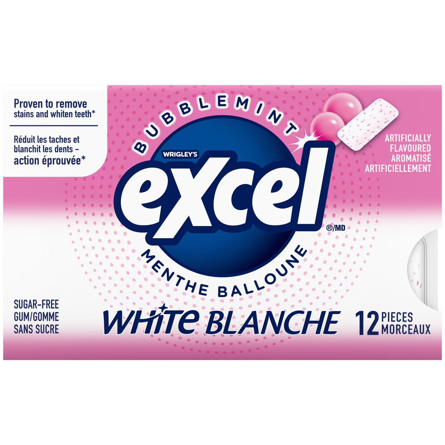 Excel White Bubble Gum