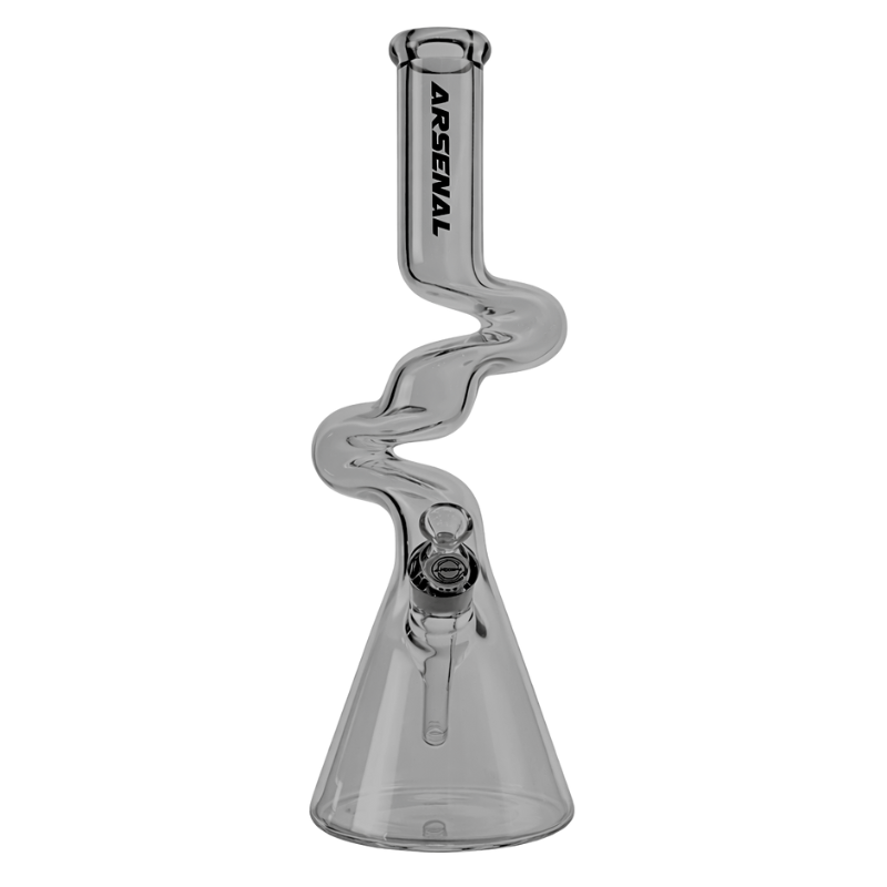 16" 7mm Arsenal Spiral Twist Glass Zong