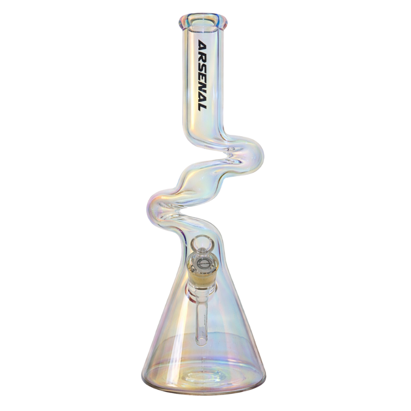 16" 7mm Arsenal Spiral Twist Glass Zong