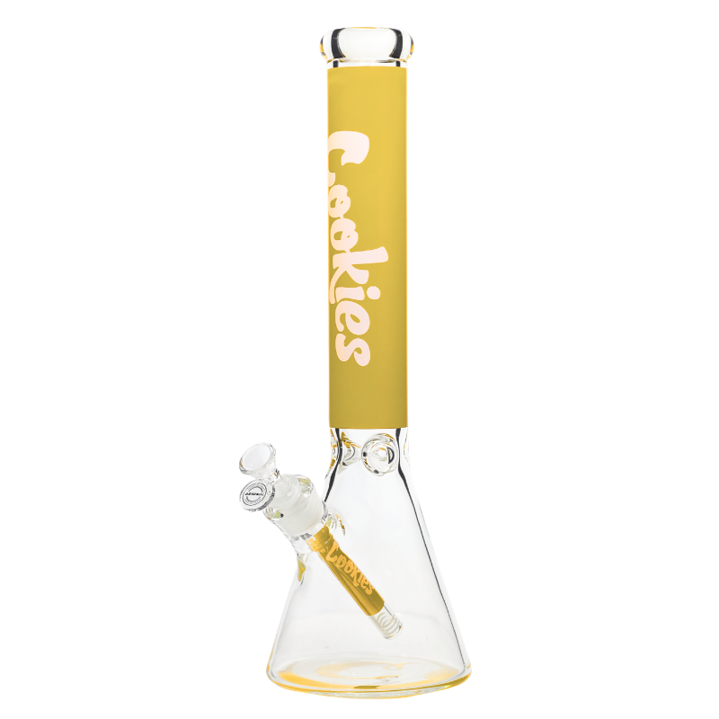 16" 7mm CKS Glass Beaker Bong Yellow