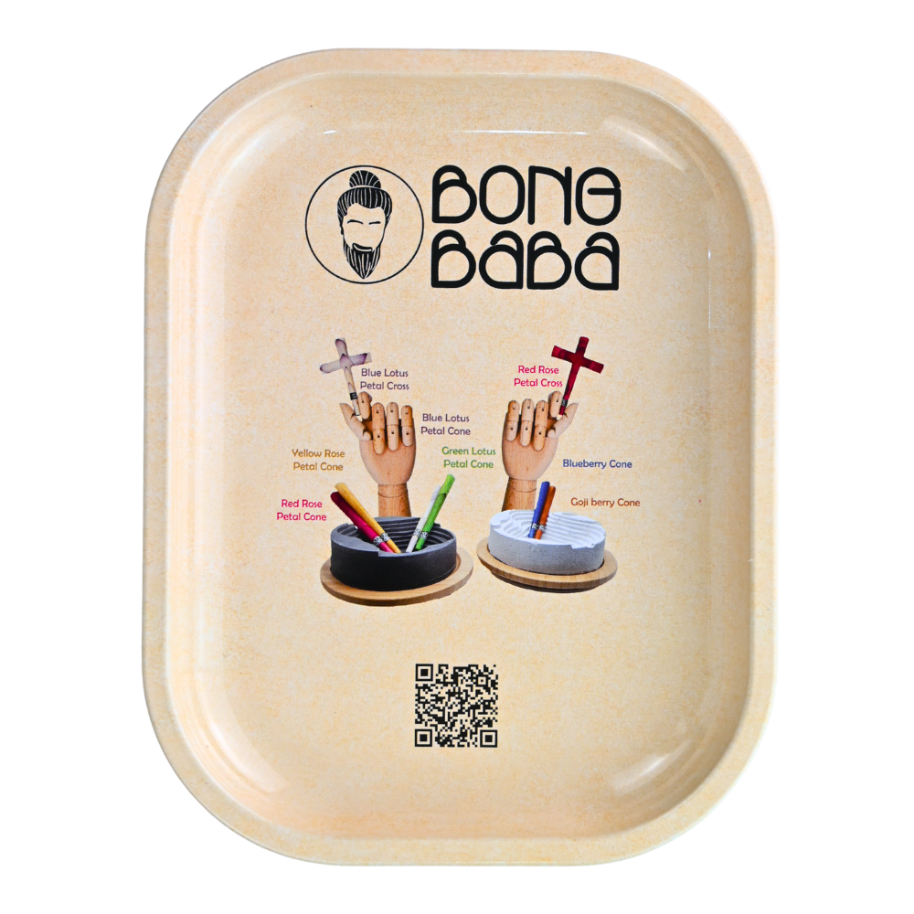 Bong Baba Metal Rolling Tray - Small