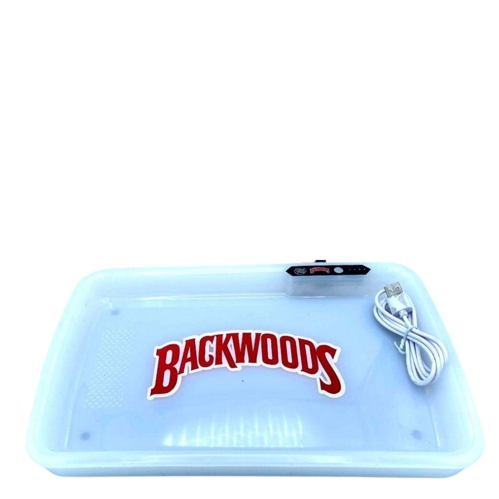 LED Rolling Tray Blue and Green