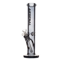 14" 5mm Arsenal Straight Stem Glass Bong Black