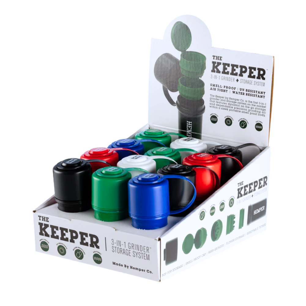 Hemper Keeper Standard 3-in-1 Grinder + Storage Container