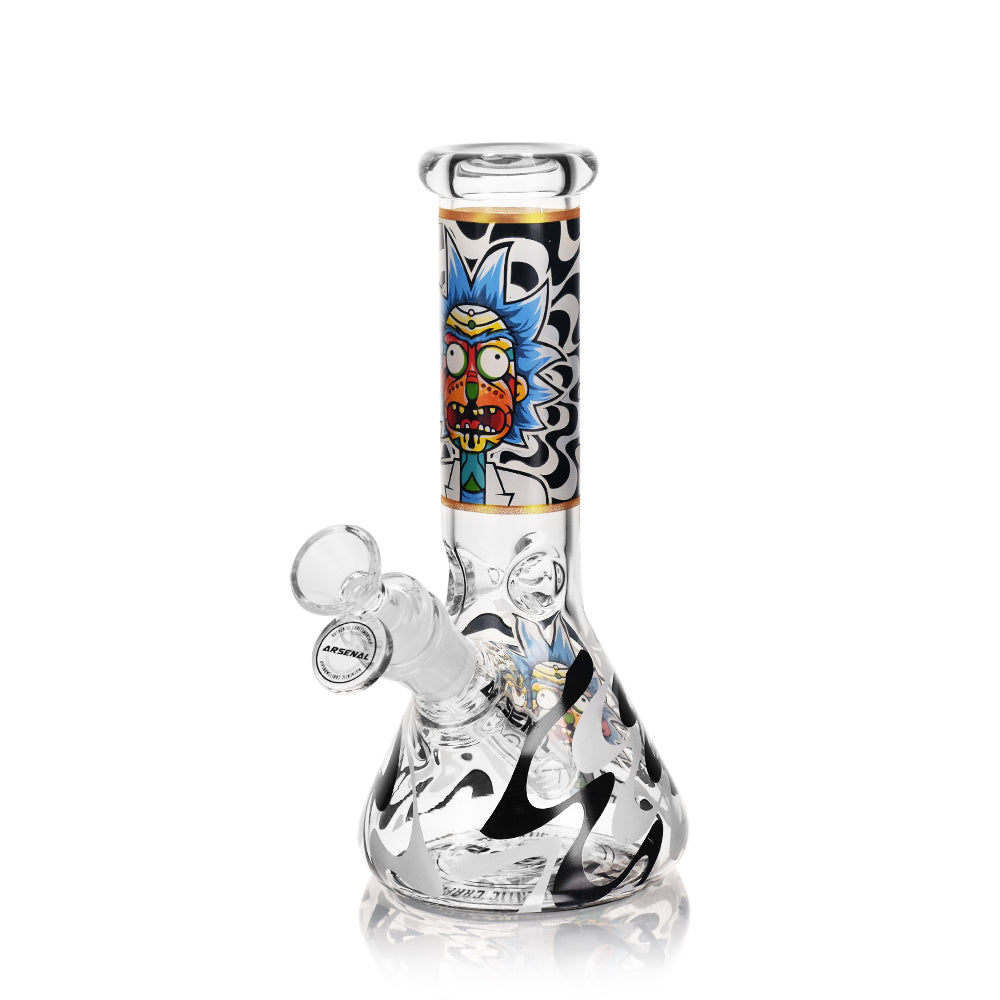 8" Arsenal Cosmic Chaos Glass Bong Design E