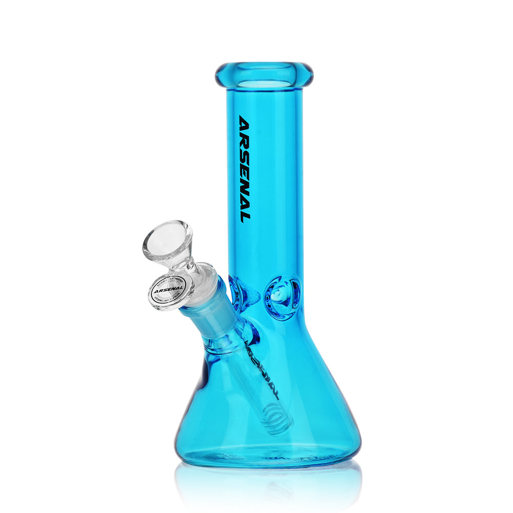 8" Arsenal Vibrant Hue Beaker Bong