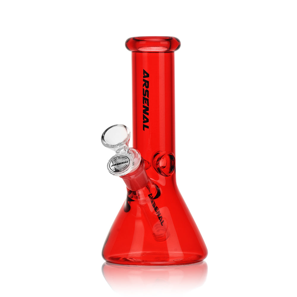 8" Arsenal Vibrant Hue Beaker Bong