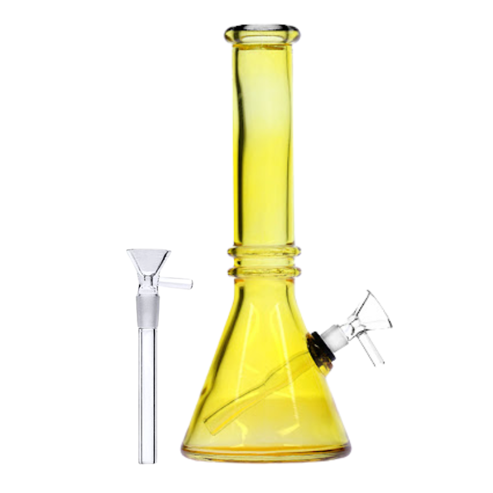 10" Double Ring Soft Glass Bong