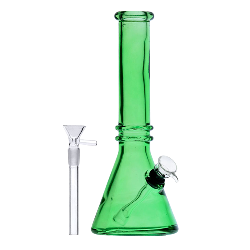 10" Double Ring Soft Glass Bong