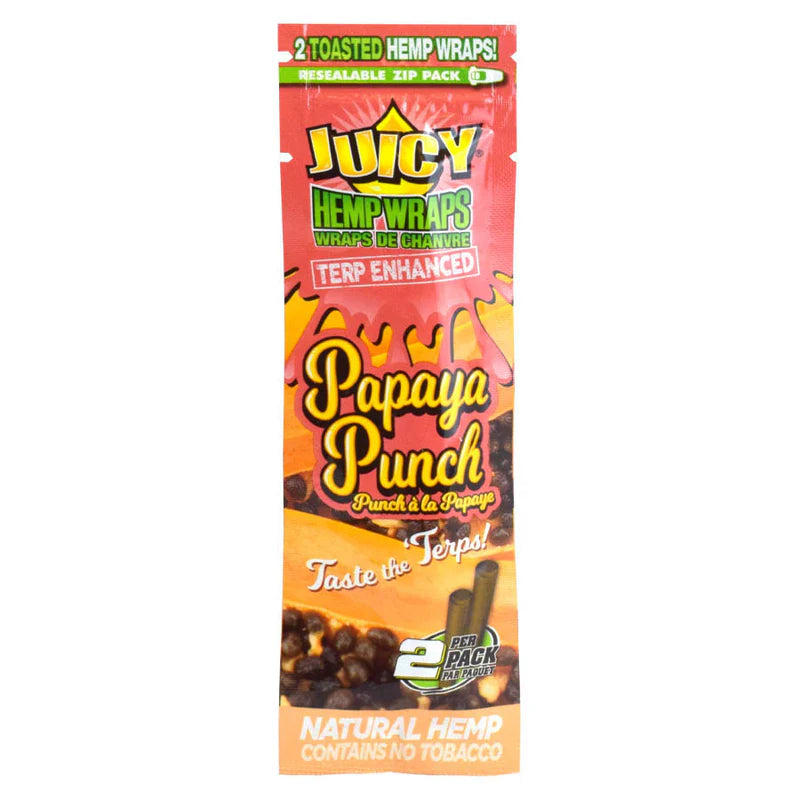Juicy Hemp Wraps Papaya Punch