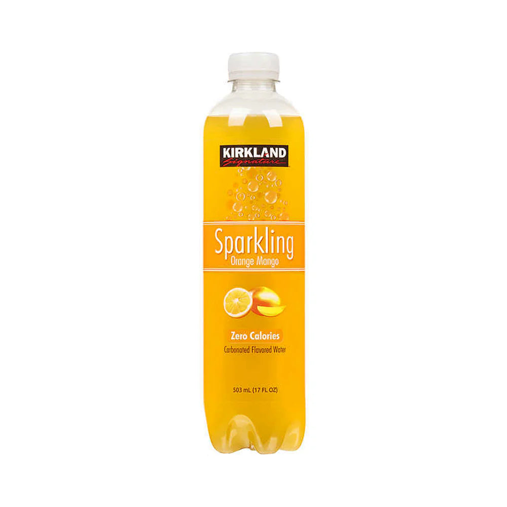 Kirkland Sparkling Water Orange Mango Bottle 503ml