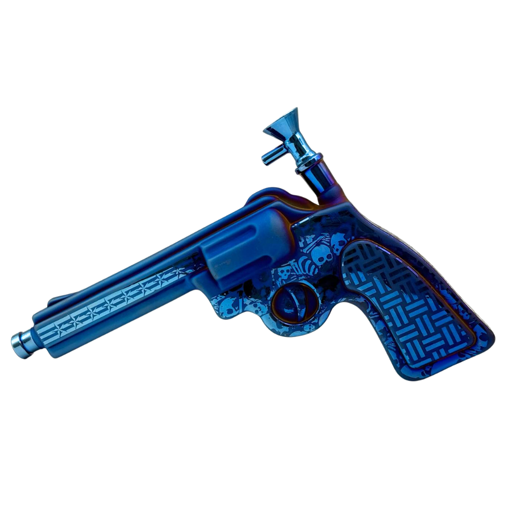 10" Arsenal Peacemaker Glass Bong Blue