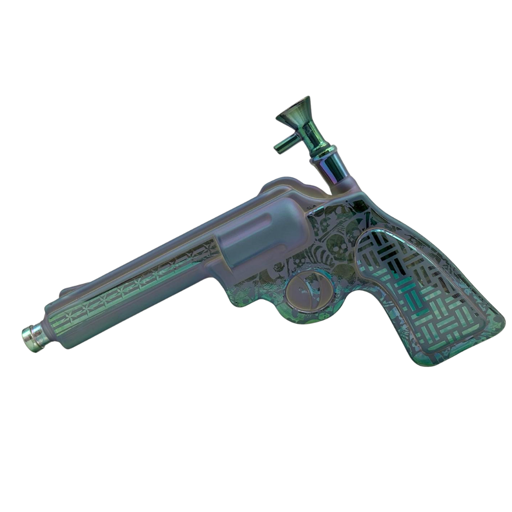 10" Arsenal Peacemaker Glass Bong Green