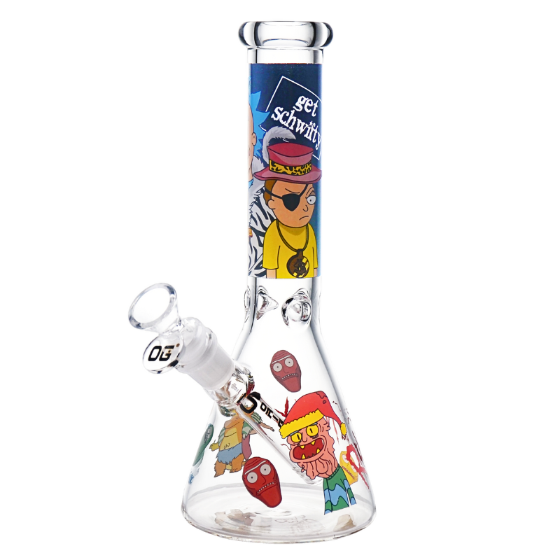10" OG Original Rick & Buddy Bong Design A (og 721 2A)