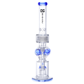 20" OG Original Twin Chamber Perc Bong (OG 733) Black