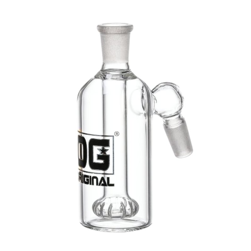 14mm 45 Degree OG Original Disc Perc Ash Catcher Black