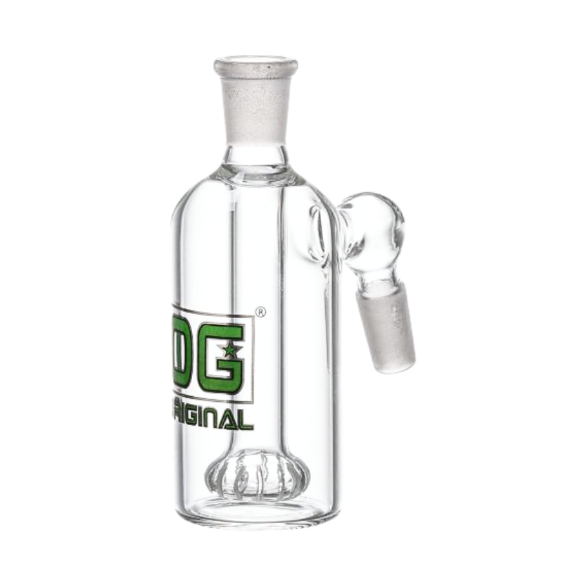 14mm 45° OG Original Disc Perc Ash Catcher Green