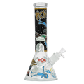 12.5" 7mm Space Doodle Glass Bong w/ Gift Box (Design H)
