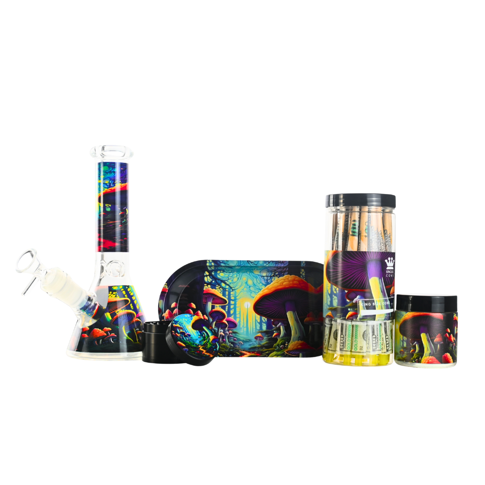 5-Piece Roll & Rip Smoking Kit (Shroom Bloom)