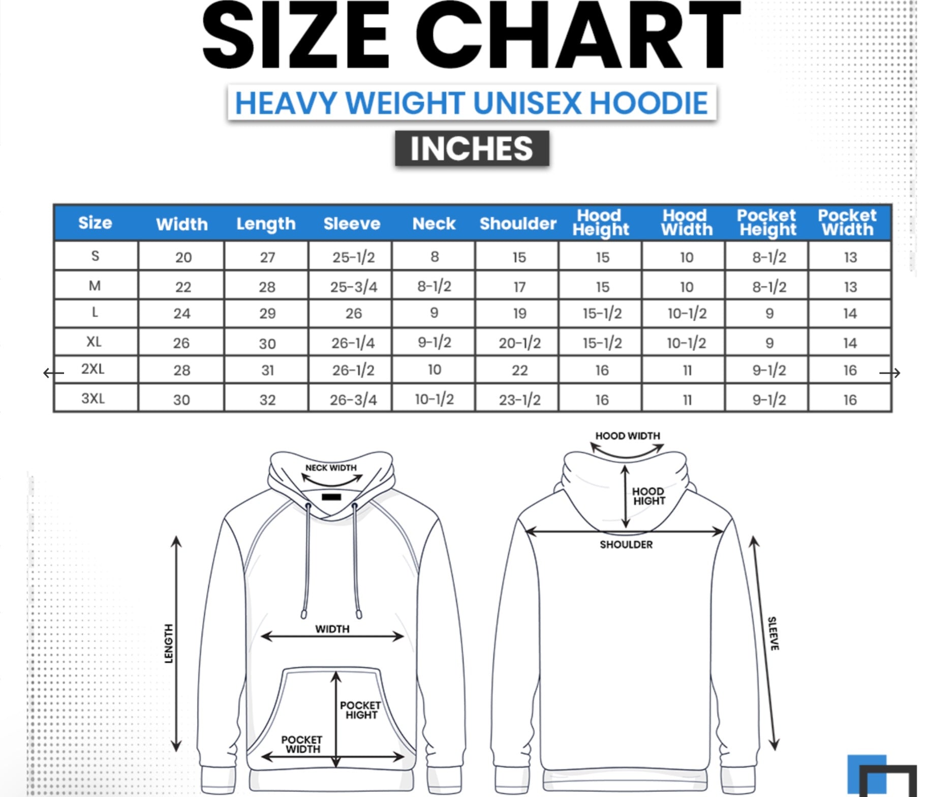 Blank Unisex Navy Blue Hoodie