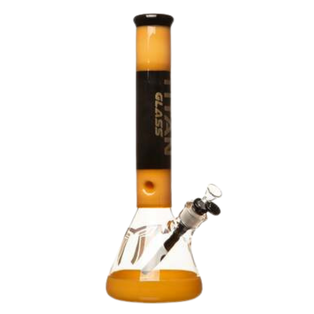 14" 5mm Titan Glass Regal Bong Blue