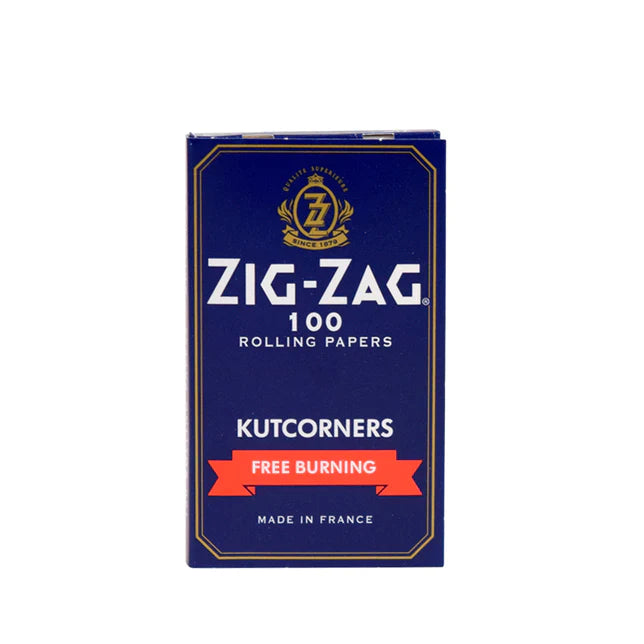 ZIG-ZAG Rolling Papers Kutcorners Free Burning