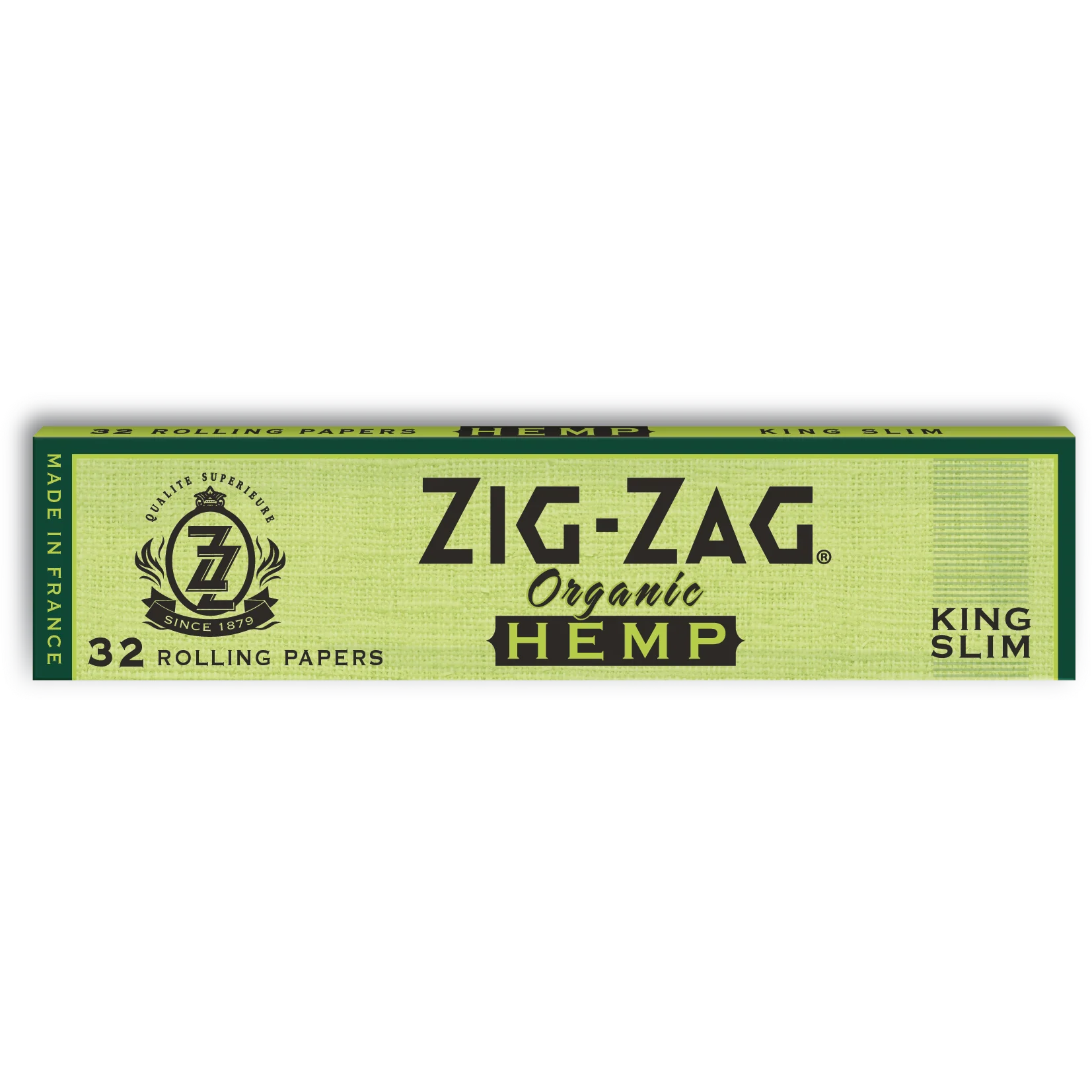ZIG-ZAG Rolling Papers King Slim Organic Hemp