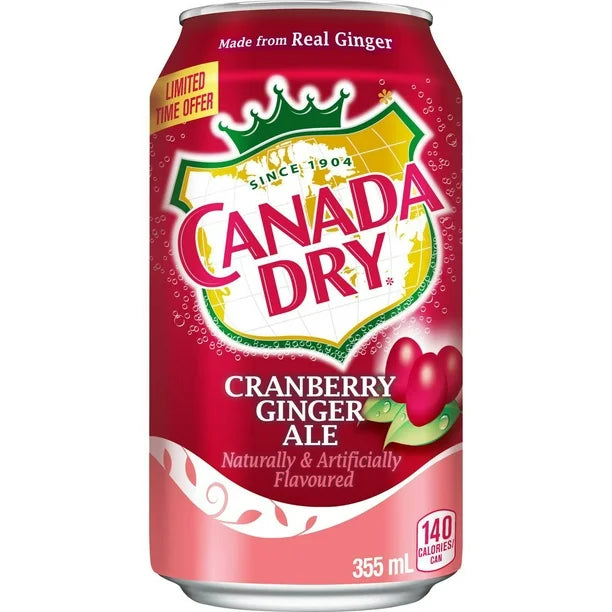 Canada Dry Cranberry Gingerale Can 355ml