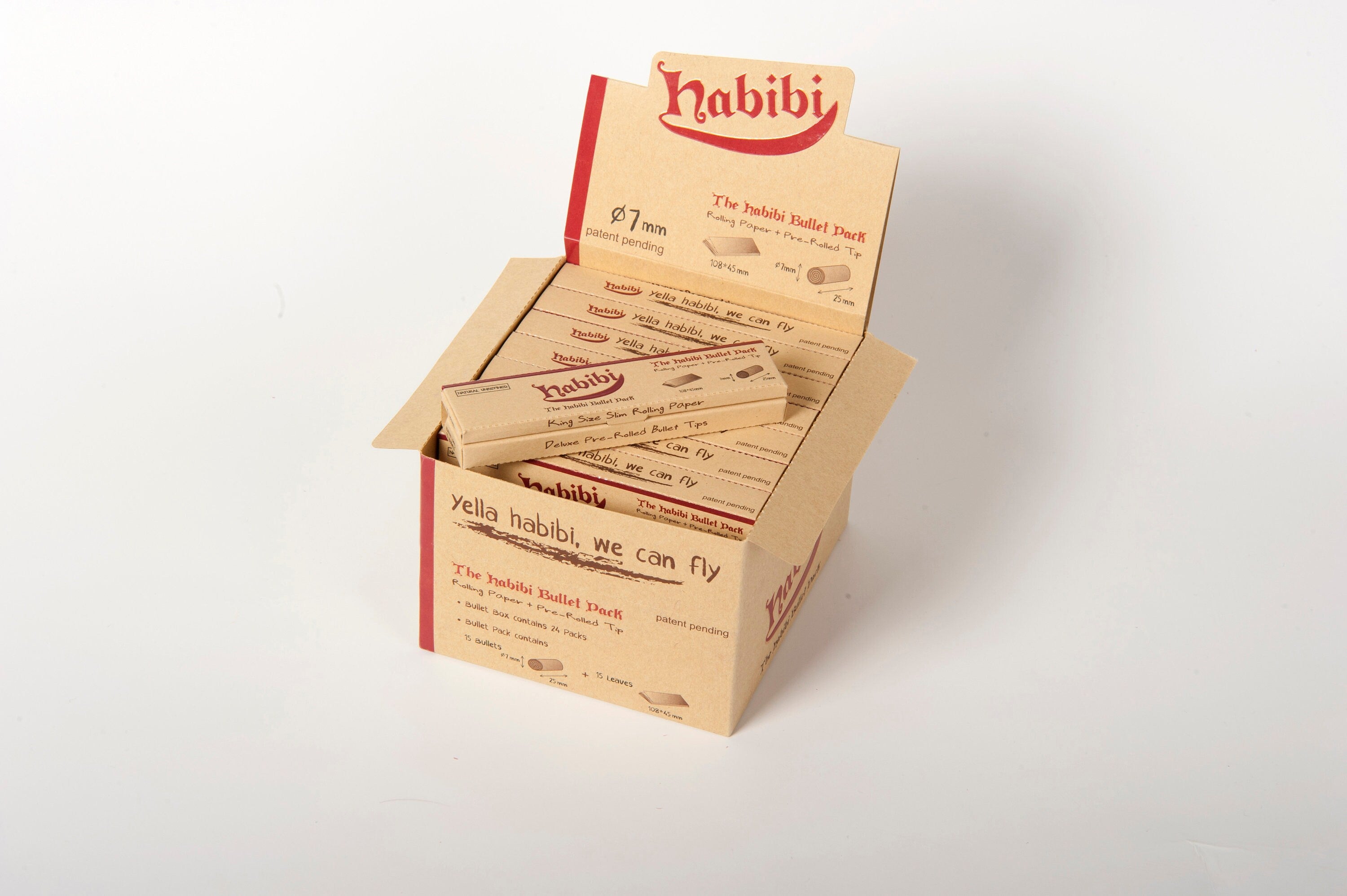 Habibi Bullet Pack Rollling Paper + Pre-rolled Tip