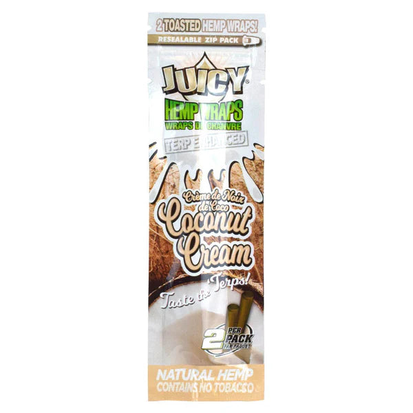Juicy Hemp Wraps Coconut Cream